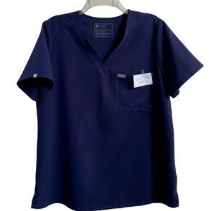 Large FIGS Catarina Scrub Top Navy